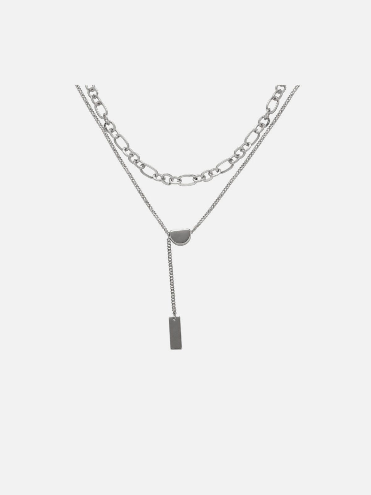 Haaura Hip Hop Layerd Necklace